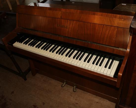 Kemble walnut upright piano